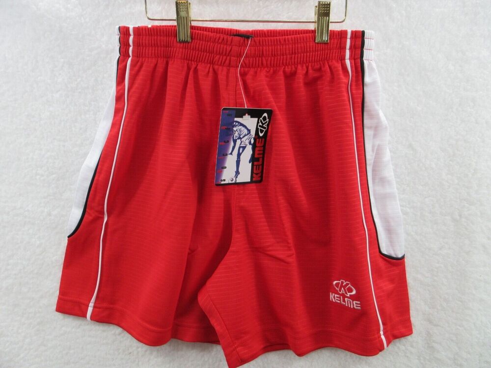 NWT Vintage 90s Y2K KELME Vilassar Men's Small Polyester Soccer Futbol Shorts